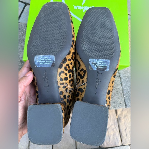 Sam Edelman PAIGE 2 Tan Leopard Print Ankle Booties Size: 8 - Picture 4 of 12